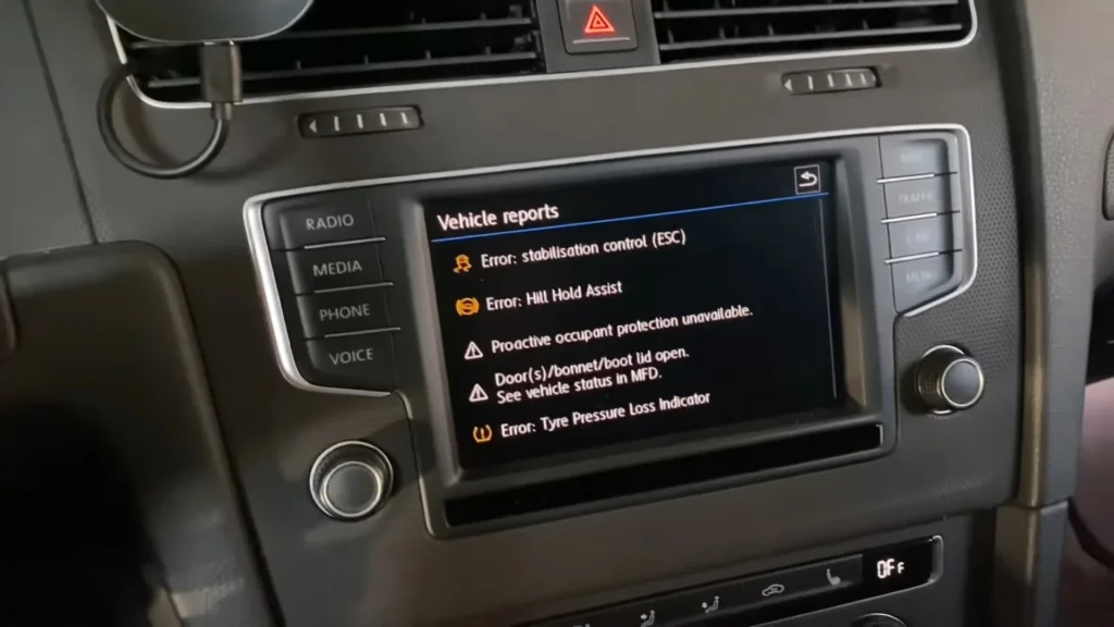 liste erreur golf U112300